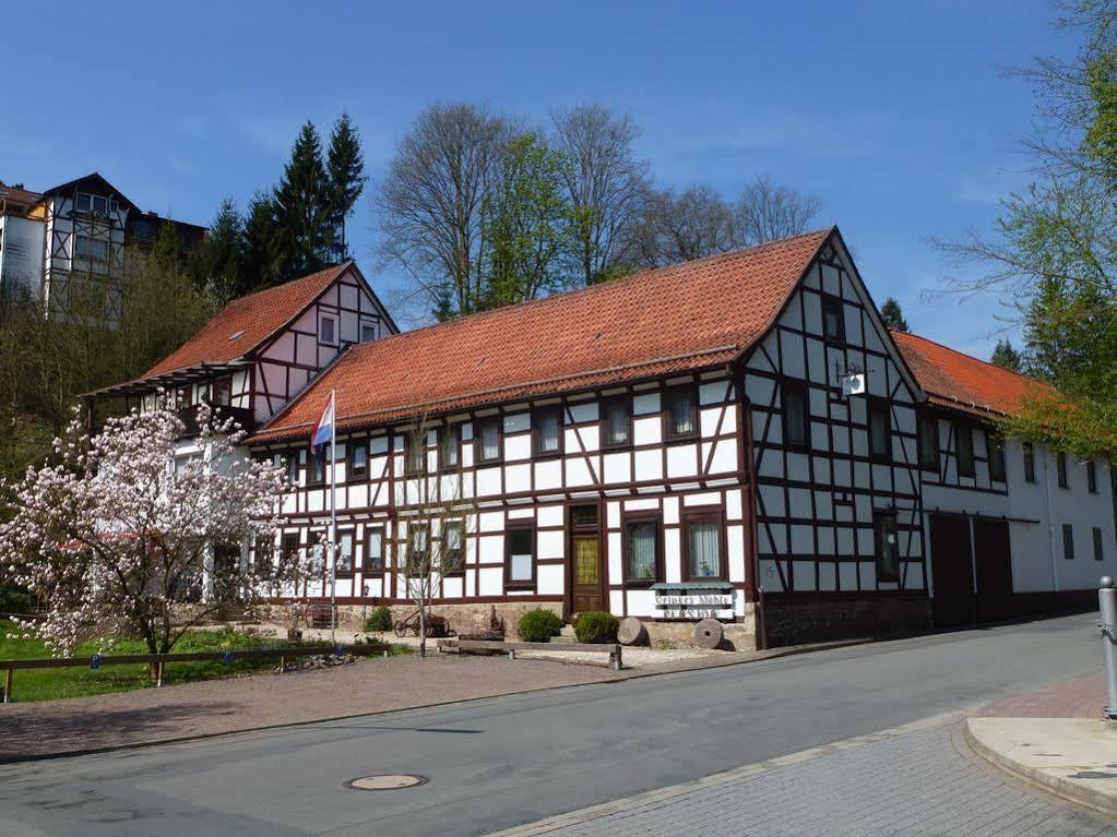 Hotel Pension Gelpkes Muehle Bad Sachsa Exterior foto